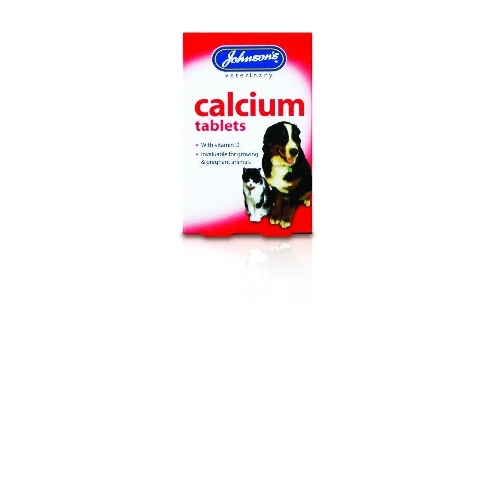 Johnsons Vet Calcium and Vitamin D Tablets Pack of 40 A010