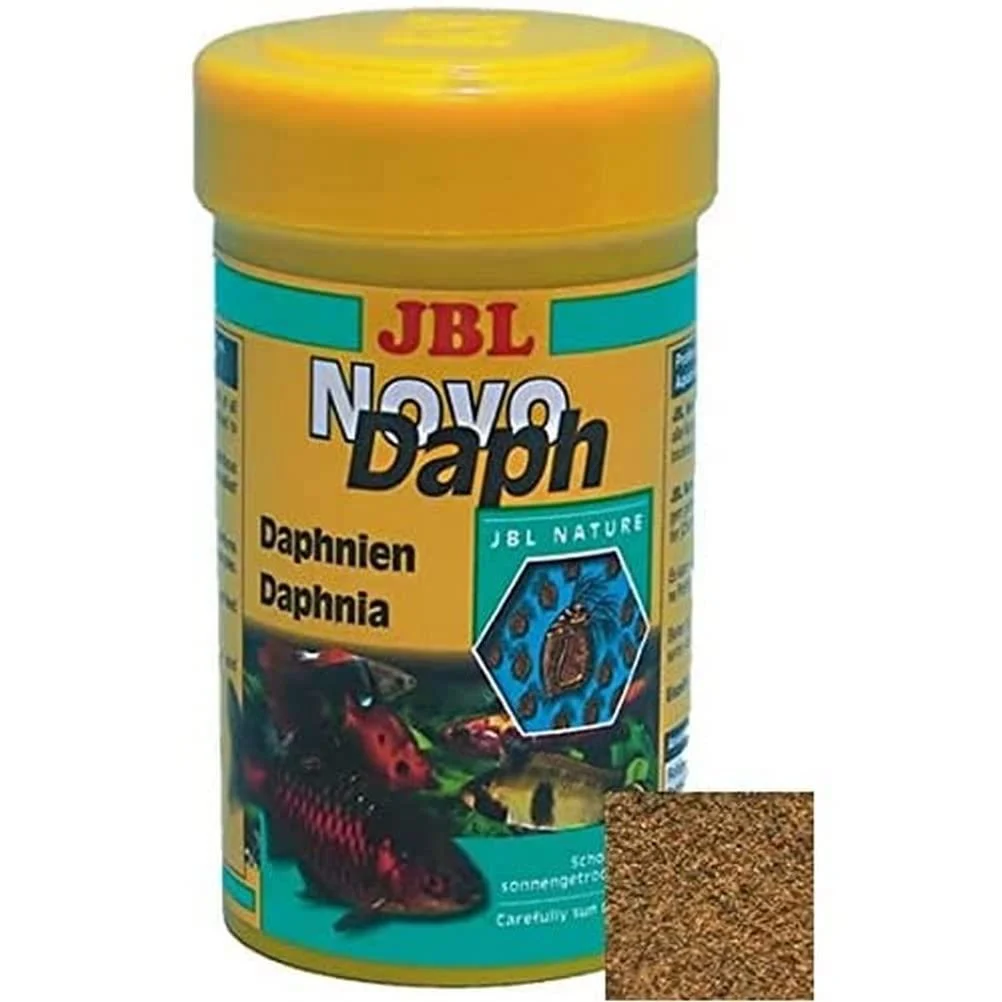 JBL NovoDaph 30700 Treats for aquarium fish naturally dried water fleas 100 ml