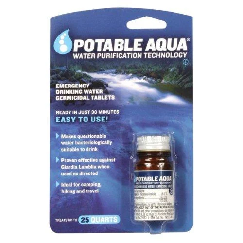 Water Purification Tablets - Quake Kare