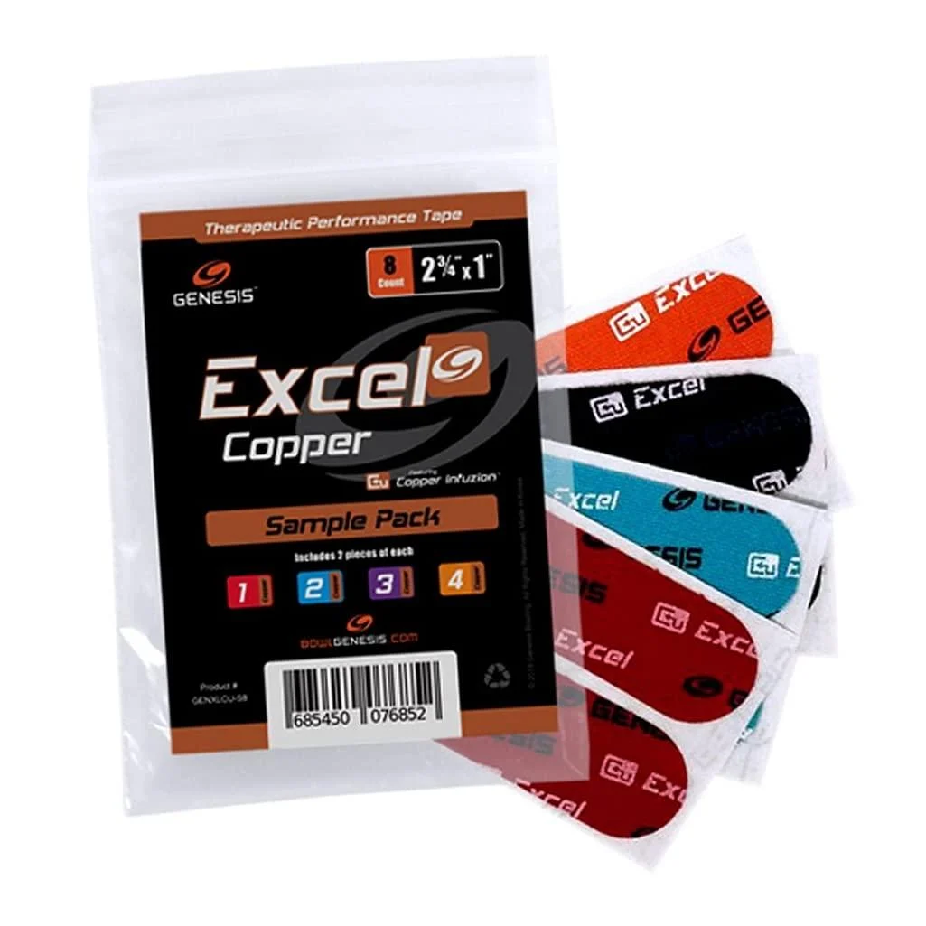 Genesis Bowling Excel Copper Performance Tape Sample Pack - 8 ct, Multi