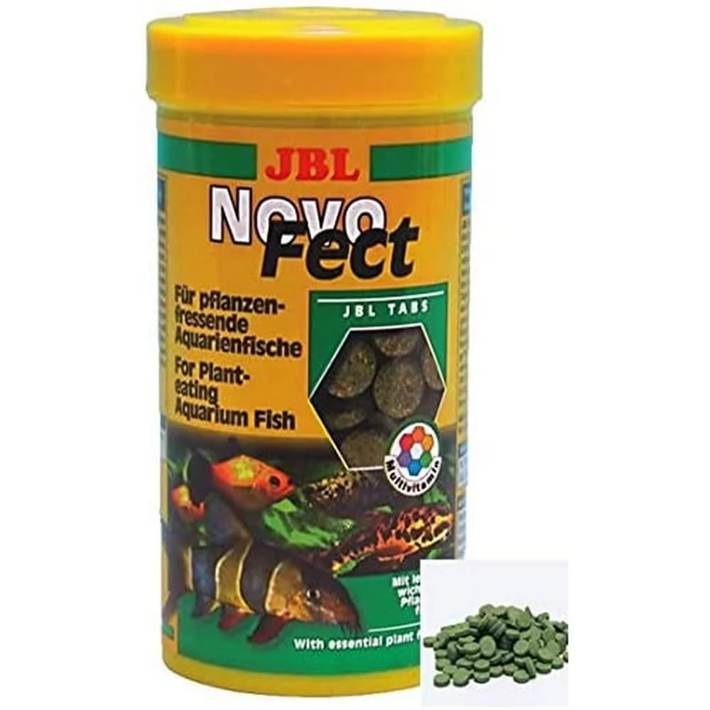 JBL NovoFect 30247 Complete food for herbivorous aquarium fish tablets 100 ml NovoFect 100 ml (1 pack)