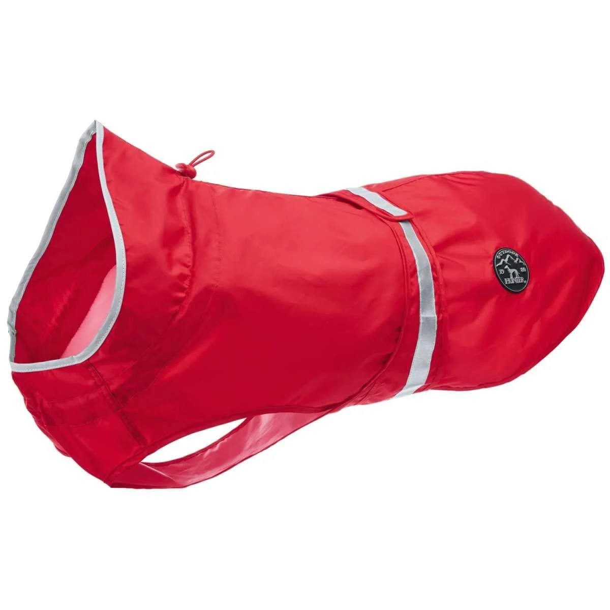 HUNTER UPPSALA RAIN dog raincoat with reflective stripes 30 red red 30