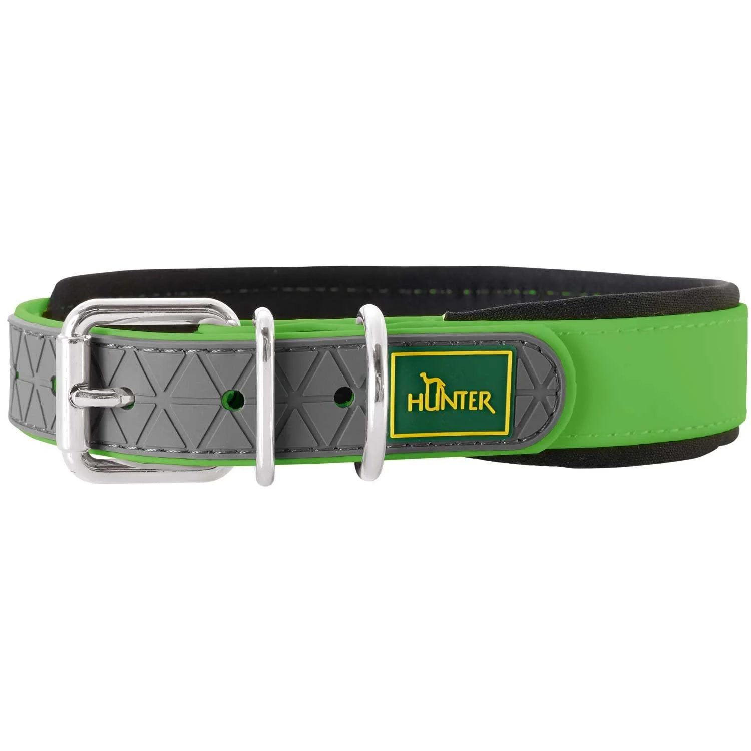HUNTER CONVENIENCE COMFORT dog collar plastic material neoprene 55 ML apple green apple green 55 ML