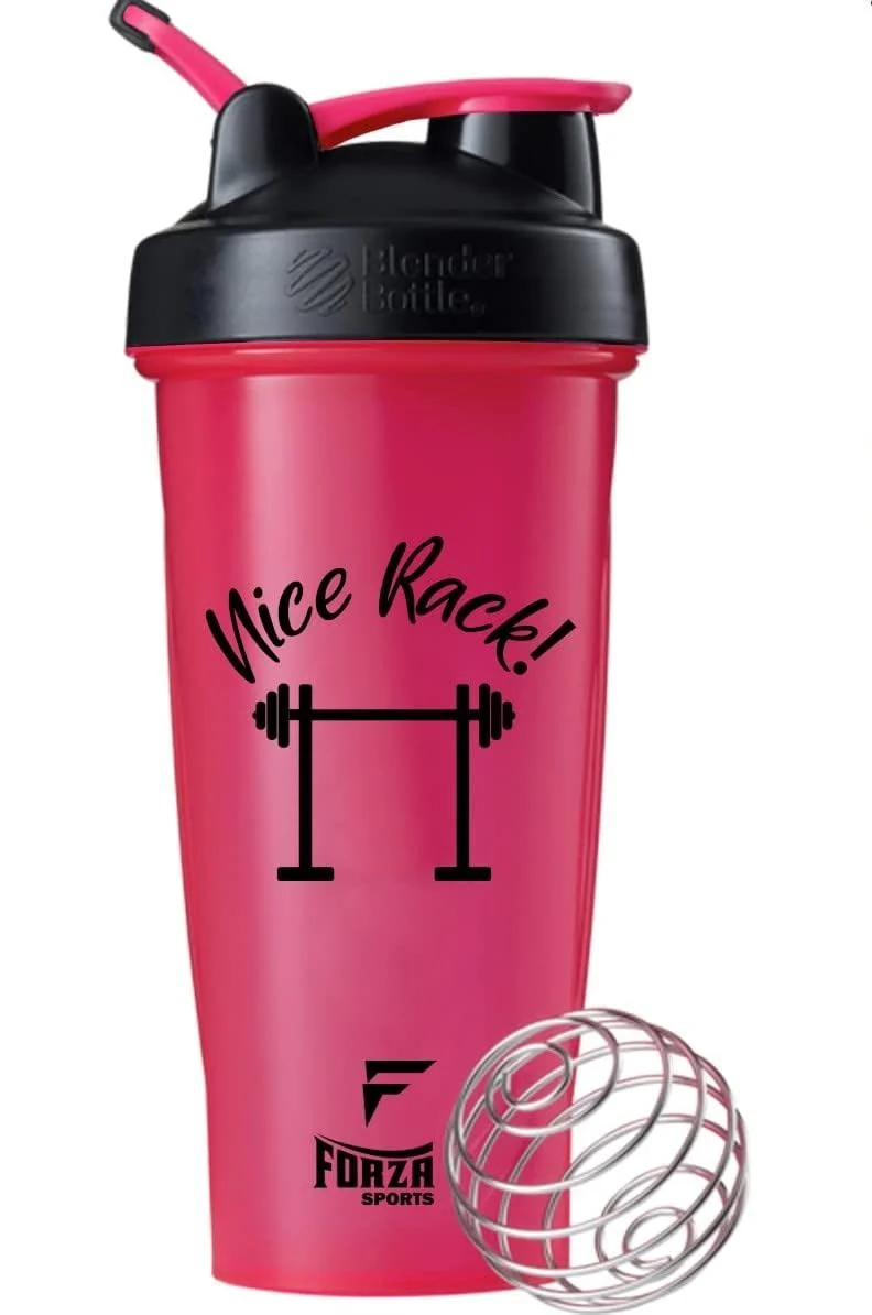 Blender Bottle x Forza Sports Classic 28 oz. Shaker - Nice Rack! - Pink