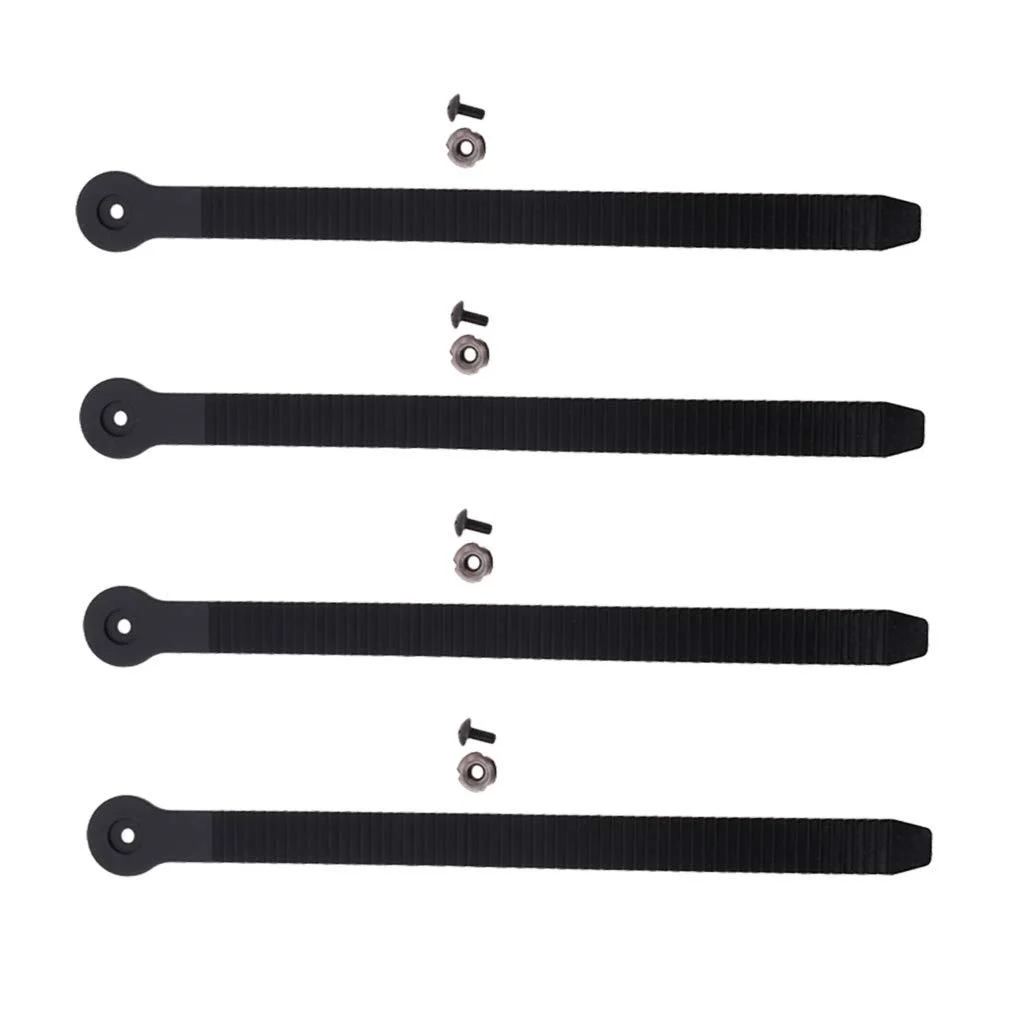 Yiju 4pcs Inline Skating Strap Belt Kit Skate Boot Shoes Part W/Screw