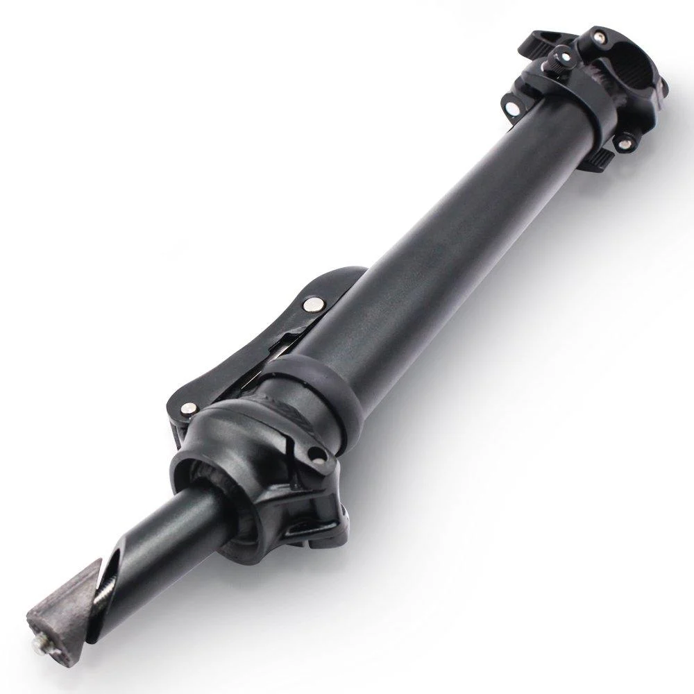 SENQI Aluminum Alloy 25.4mm25.4mm Folding Stem with Teeth Adjustable Folding Riser Stem Set Bicycle Accessories BSZ003 black