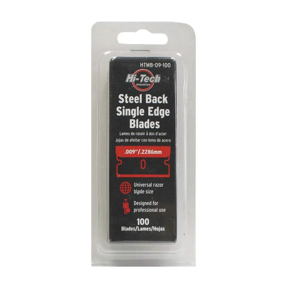 Single Edge Razor Blade Stainless Steel Available in Bulk Packs (100) - HI-TECH