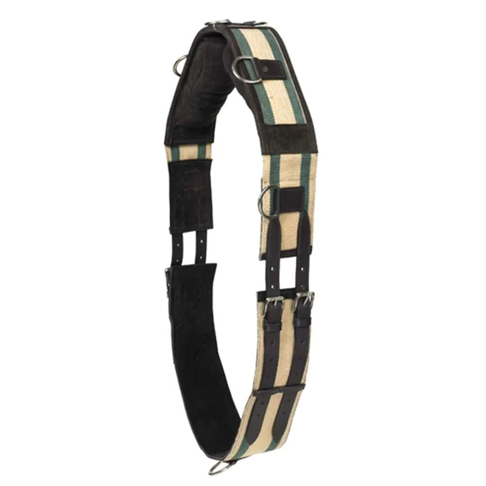 CAMELOT Web 8-Ring Surcingle Brown Full