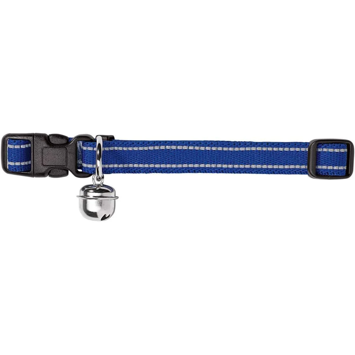 HUNTER FLASHLIGHT cat collar nylon elastic reflective bell blue blue one size