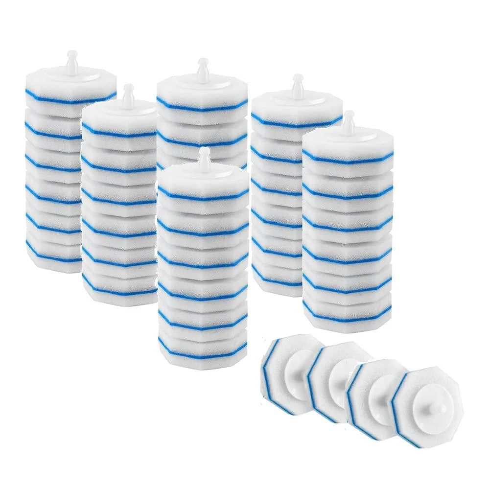 vdha 40PCS Toilet Flushable Refill Disposable Toiletries Compatible Toilet Wand Refills