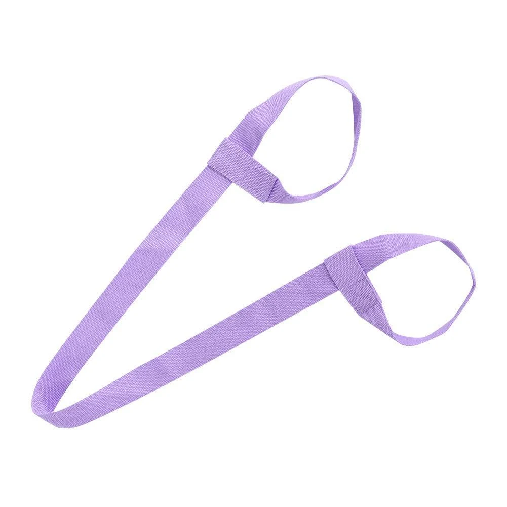 Weiyiroty Yogamatt Fearing Straight - Portable Soft Adjustable Yoga State Geaste Yoga Mat Sling Yoga mat belt for the sports fitness studio All mat greats (violet)