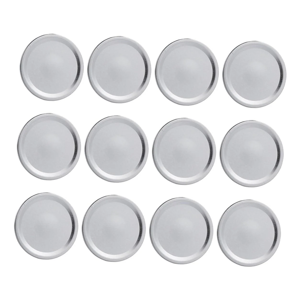 IMIKEYA 54pcs Mason Jar Lids Tinplate Solid Disc