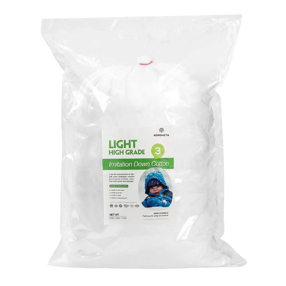 250g/8.8oz KORONETA Super Soft Polyester Fiber,White,Stuffed Toy or Cushion Stuffing