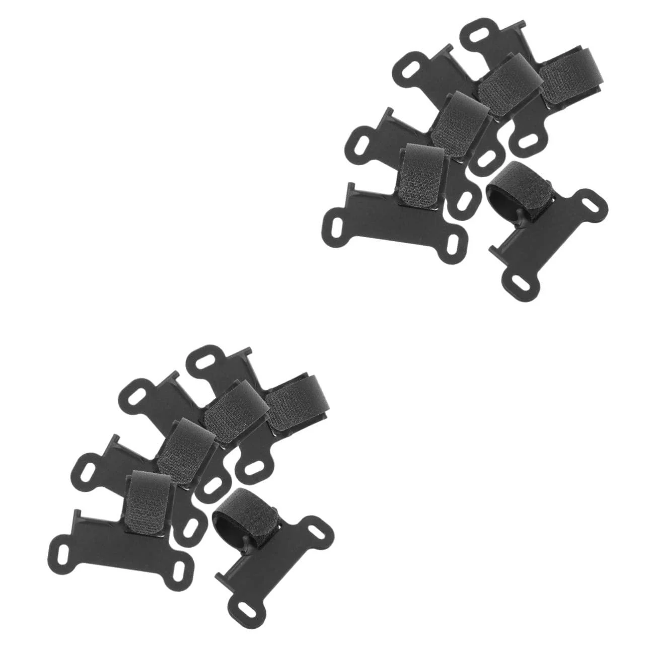BESPORTBLE 2 Sets Inflator Holder Plastic Pump Black Mini Clip Blackx2pcs 8x6cmx2pcs