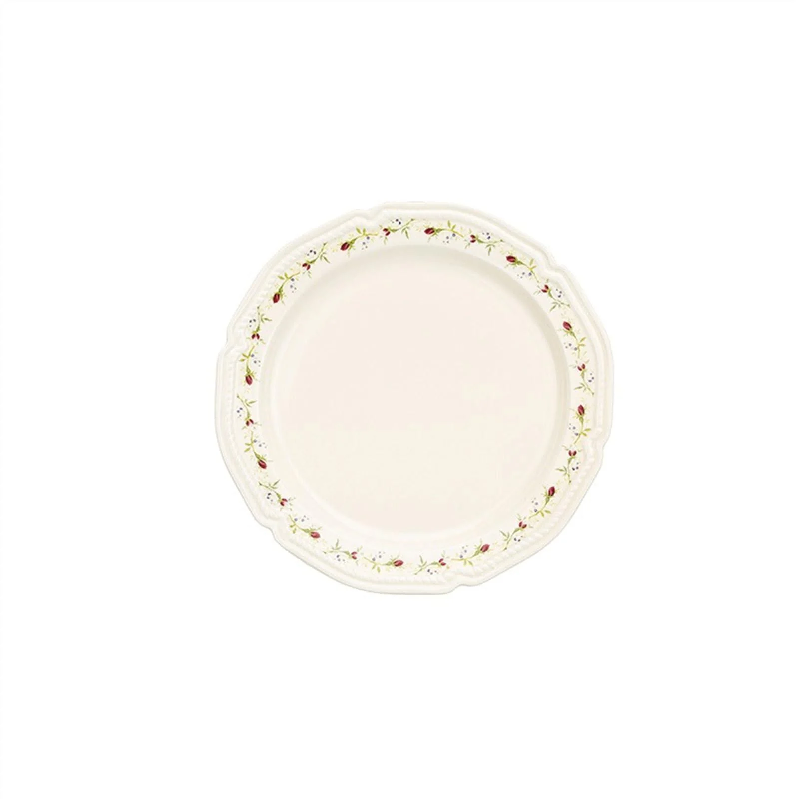 Serving Plates Ceramic Vintage Rose Dinner Plate Kitchen Tableware Salad Plate Steak Plate Fruit Deep Dish Dinner Plate Large Dinner Plate for Kitchen Hotel Restaurant for Appetizer Dinner and Desse - CLoxks