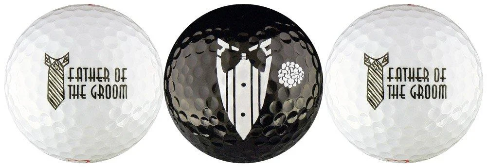 EnjoyLife Inc Father of The Groom Wedding Variety Golf Ball Gift Set