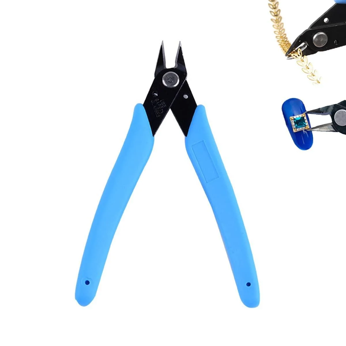 Rhinestone Remover Rhinestone Remover Nipper Nail Art Decorations Remover DIY Tool Professional Stainless Steel Nipper Nail Cutter Scissors Manicure Accessory - GULELAYAR