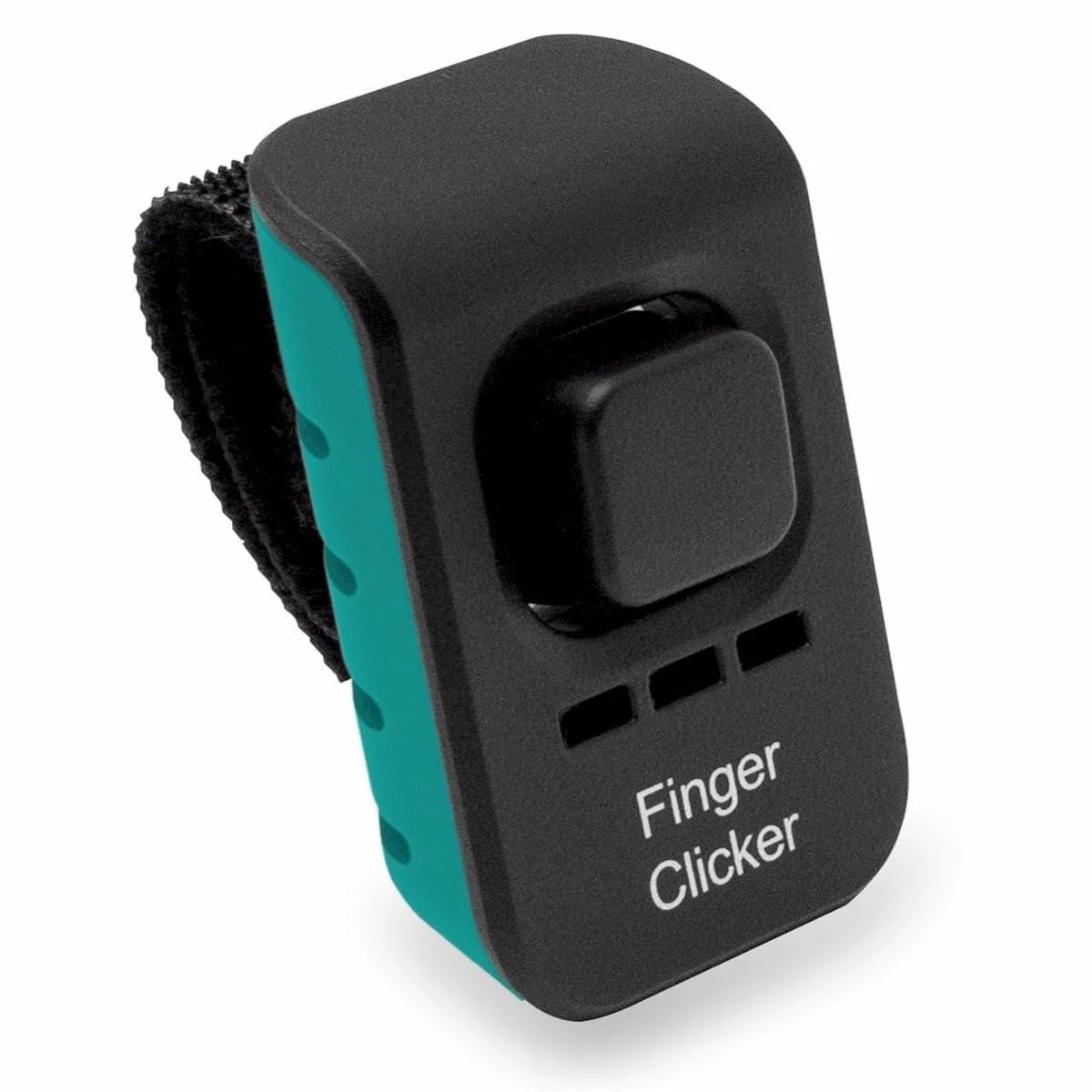 Educator Dog Training Finger Clicker with Audible Sound for Positive Reinforcement Behavior and Obedience Pet Trainer Teal