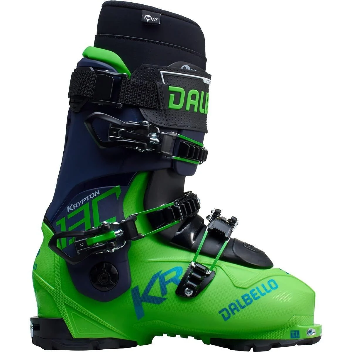 Dalbello Sports Krypton 130 ID Ski Boot - 2022 Race Green/Blue 25.5
