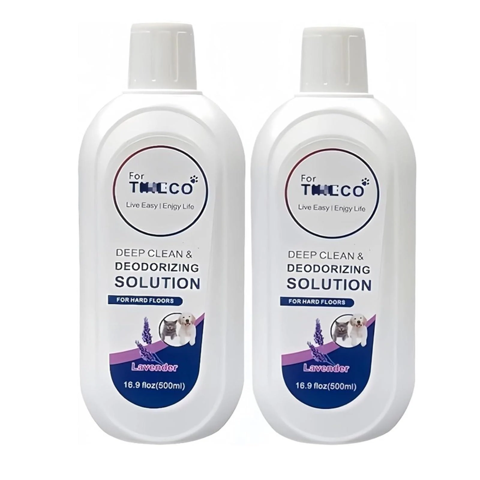 ABERCORN Multi-Surface Deodorizing Cleaning Solution 500ml Lavender Scented Cleaning Solution Compatible for Tineco IFloor/Breeze/S3/S5/S6/S7 Pro