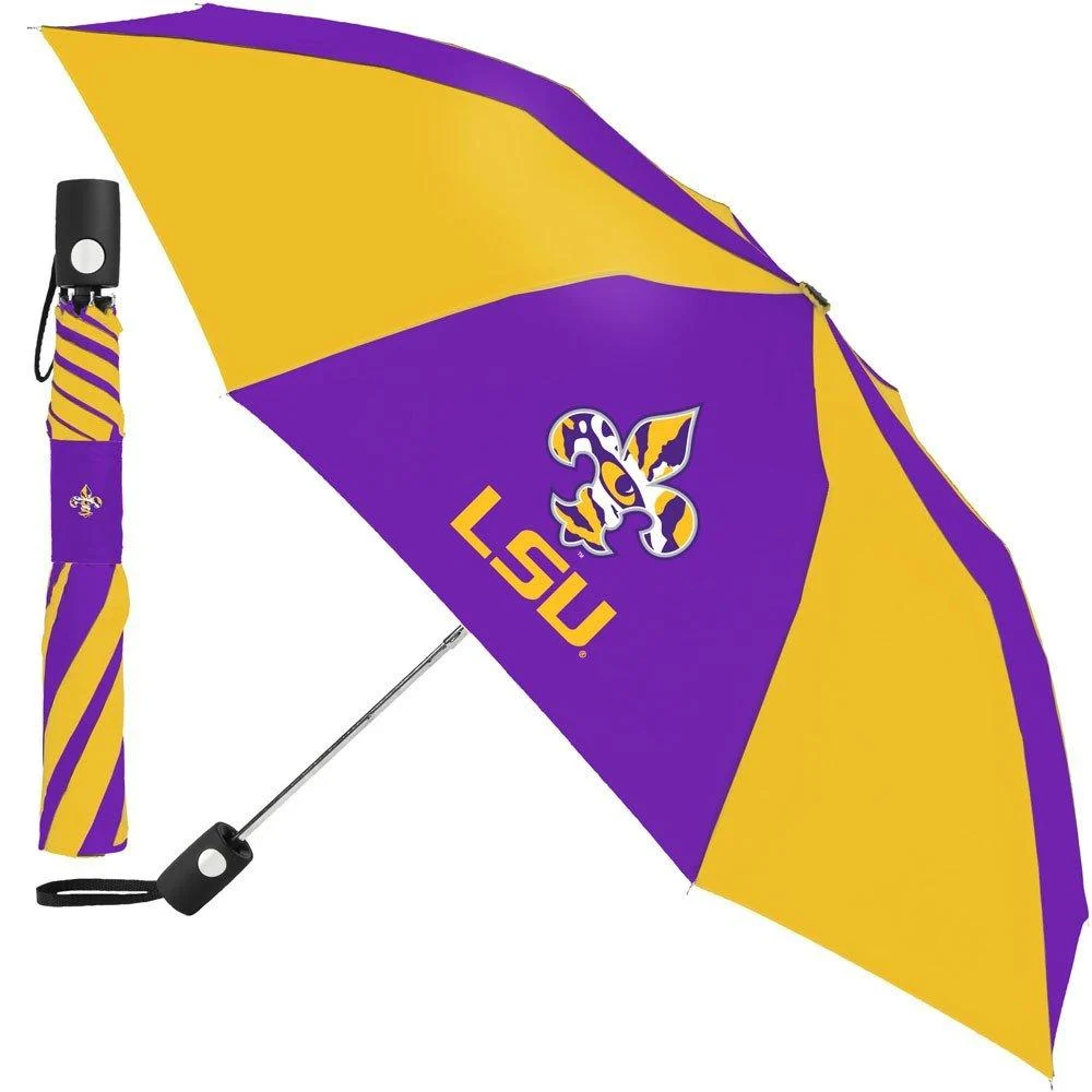 WinCraft NCAA Auto Folding Umbrella LSU Tigers