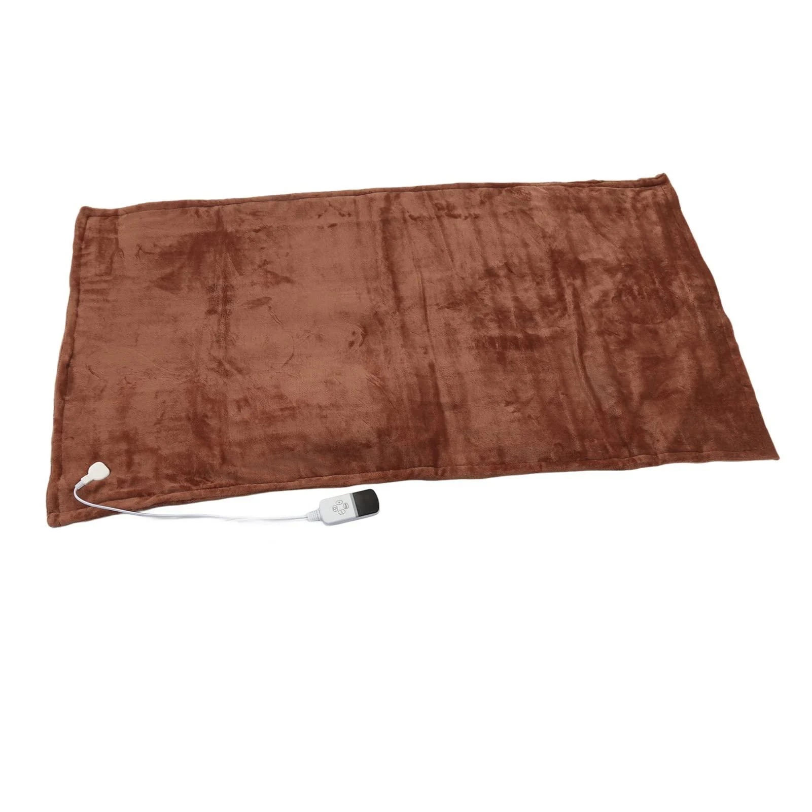 Tnfeeon Electric Blanket Flannel EU Plug 220V Heating Pad for Household (150x80) 150x80 Coffee Color
