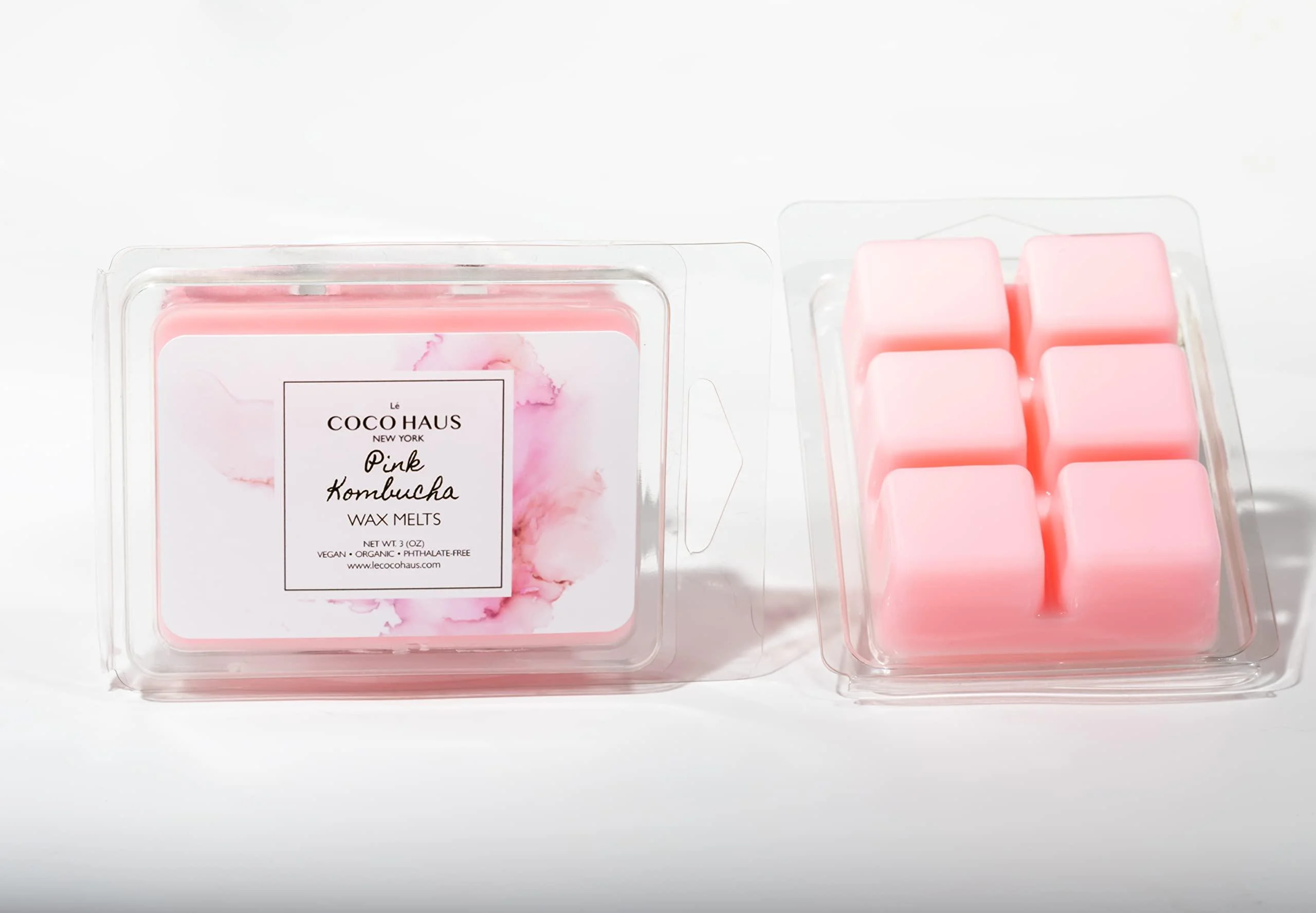 Wax Melts - Vegan Coconut Wax Blend 3oz 6ct (Pink Kombucha)