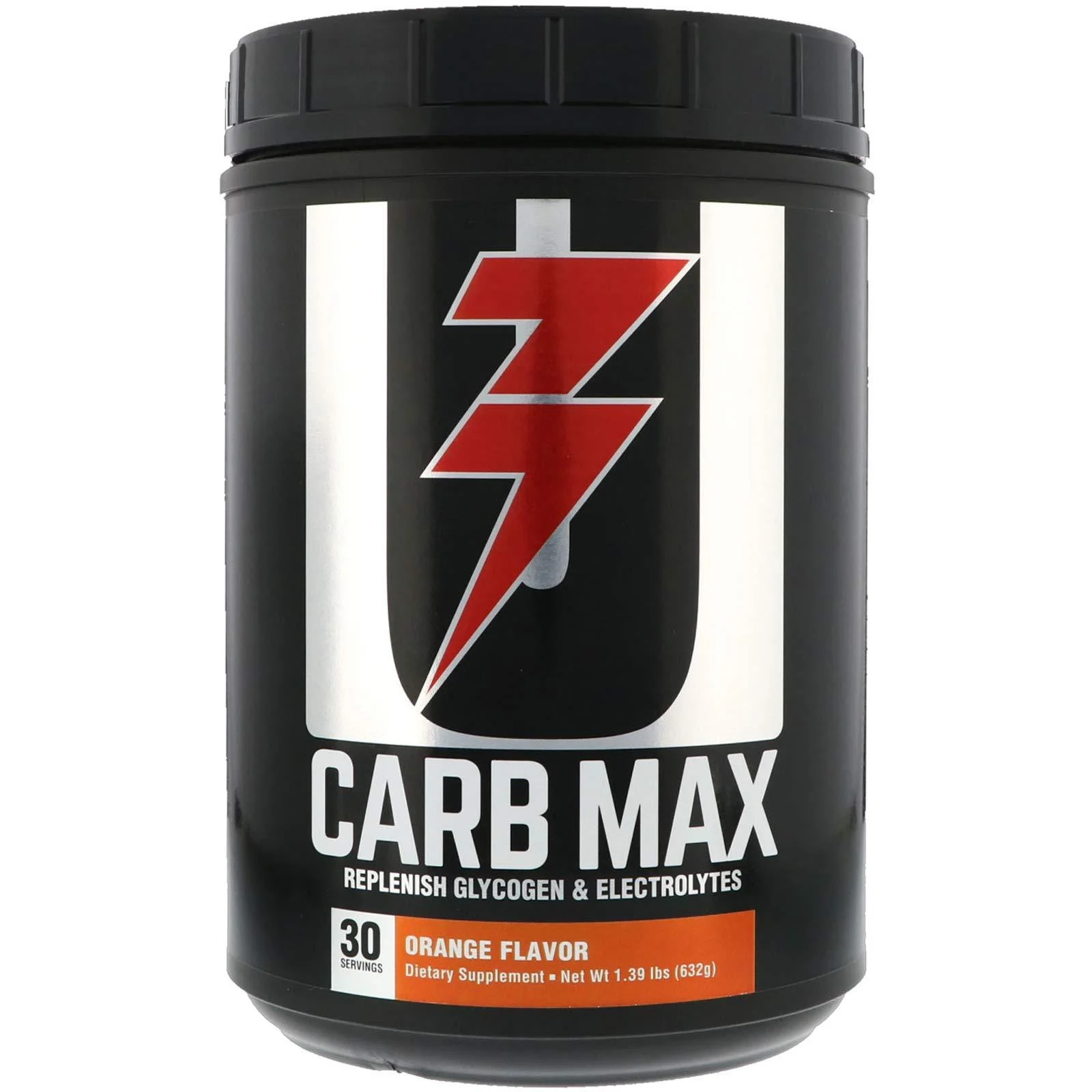 Universal Nutrition Carb Max Replenish Glycogen & Electrolytes Orange 1.39 lb (632 g)