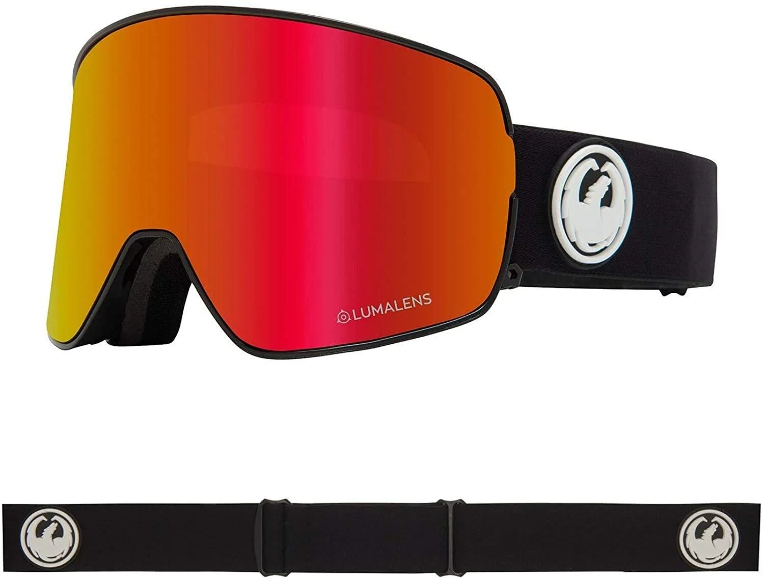 Dragon Alliance NFX2 Goggles + Bonus Lens - Comp Lumalens Red Ion + Lumalens Rose
