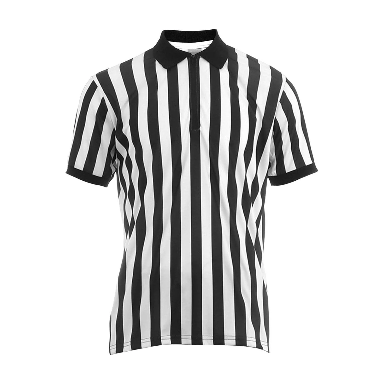 Men's referee Shirt official referee jersey for men men officially referee jersey black and white striped referee costum for basketball football football - Oldmoom
