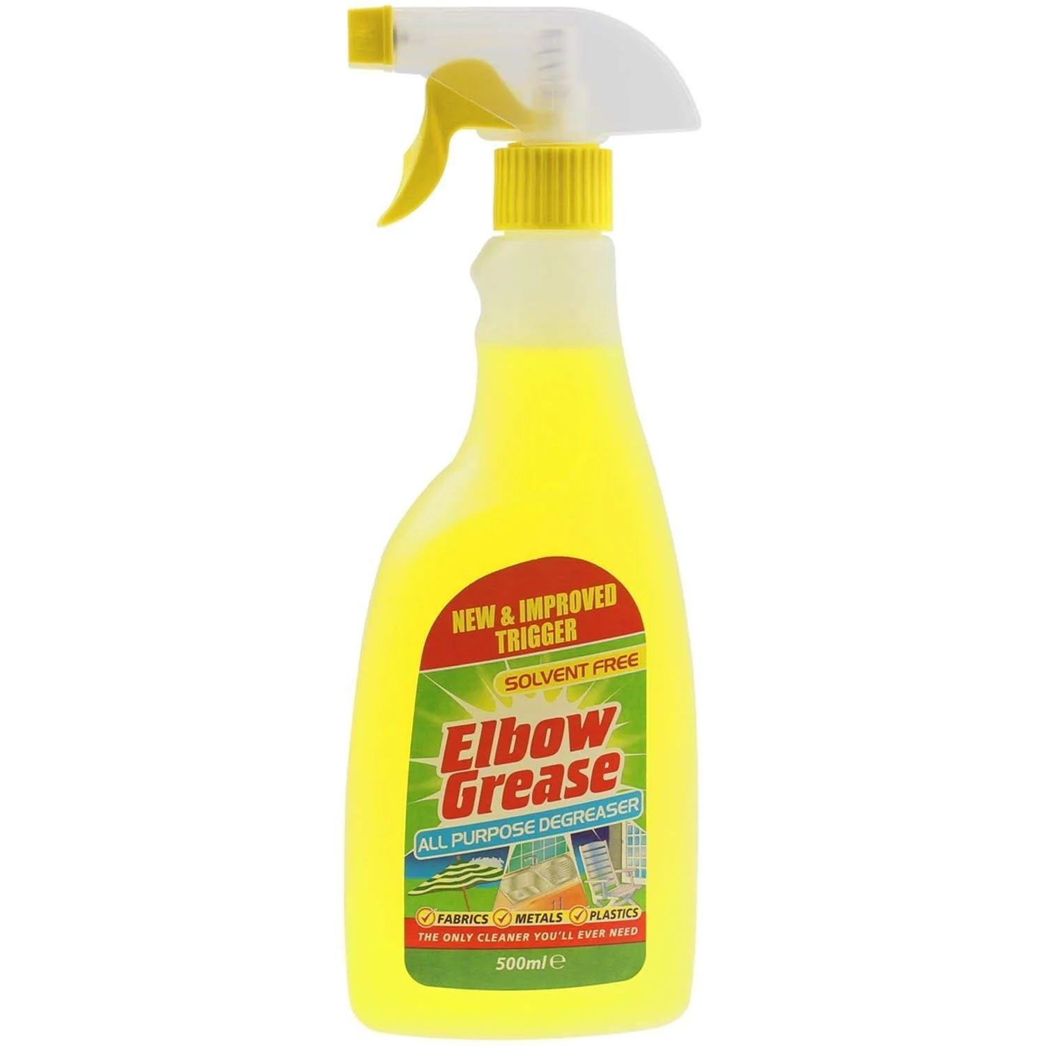 Elbow Grease 6 X 500ml All Purpose Kitchen Laundry Household Degreaser Cleaner Spray - Unknown