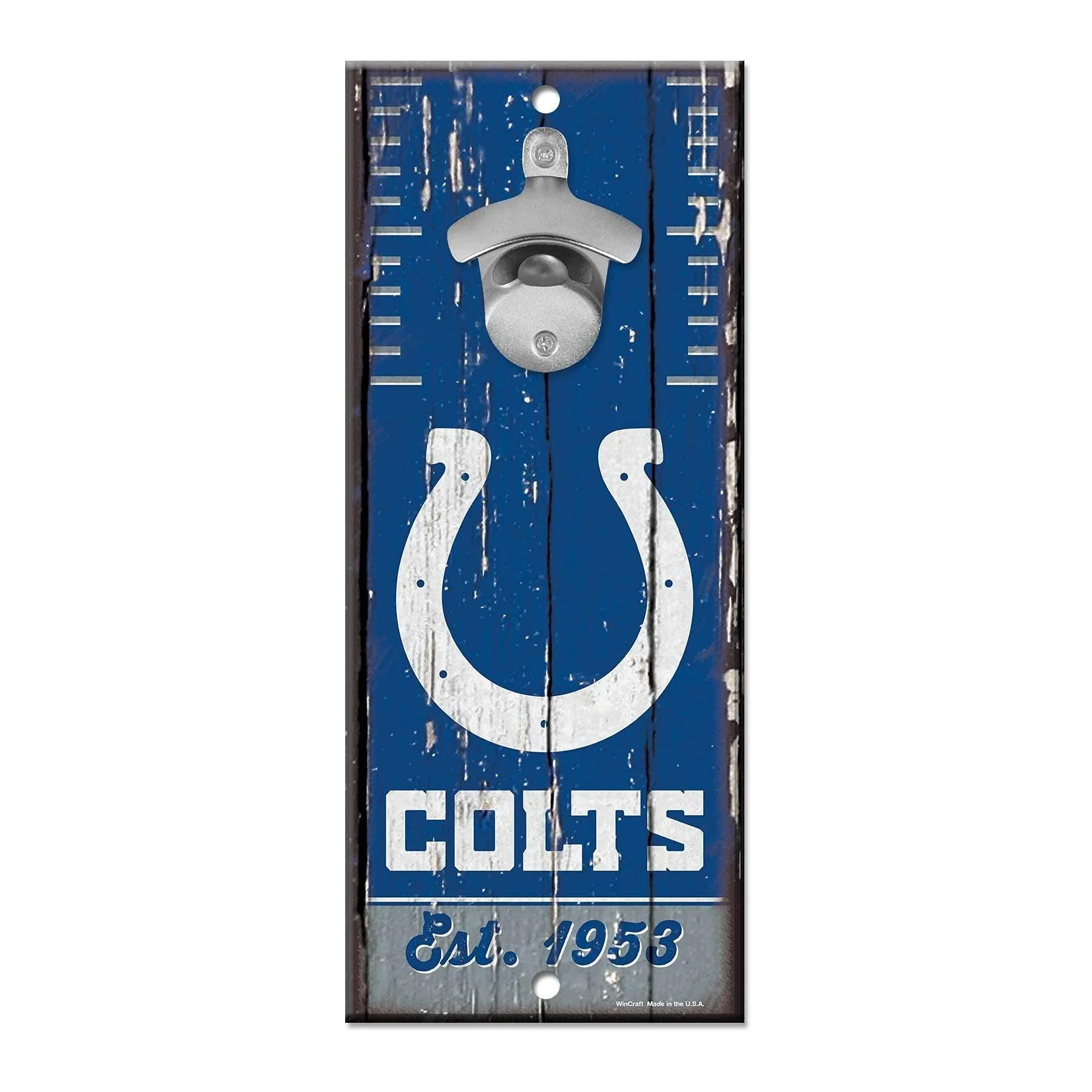 Wincraft Indianapolis Colts NFL sign with bottle opener