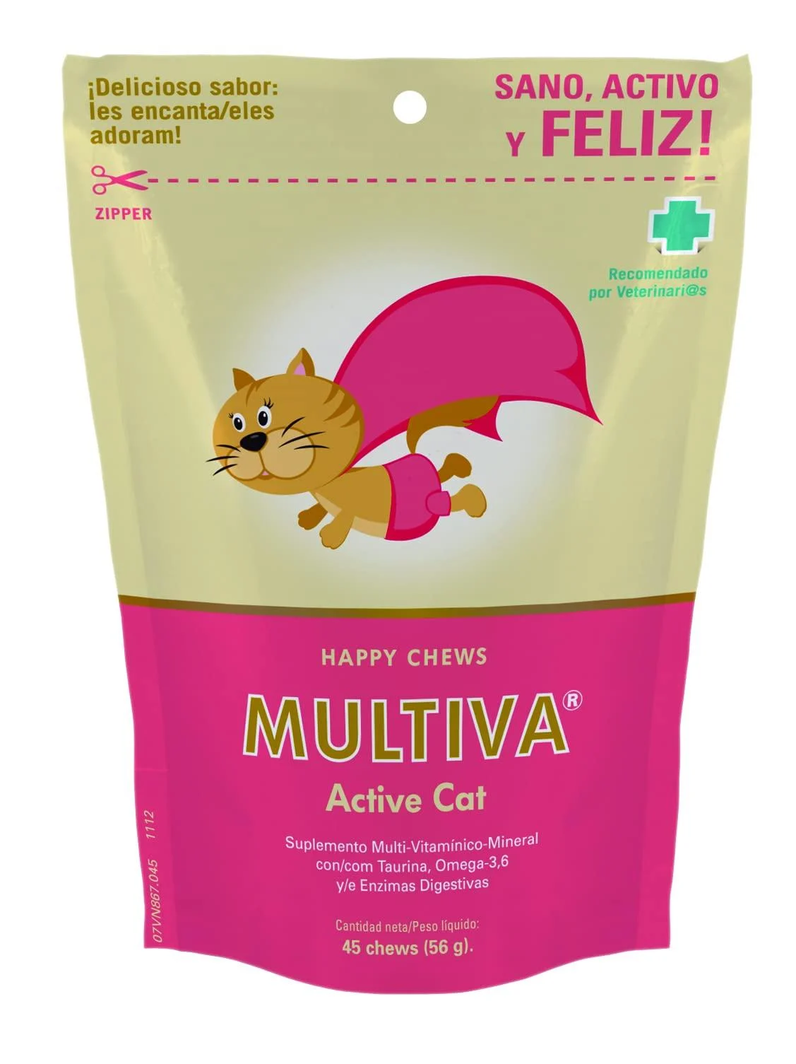 MULTIVA Active Cat 0.056 kg 45-count