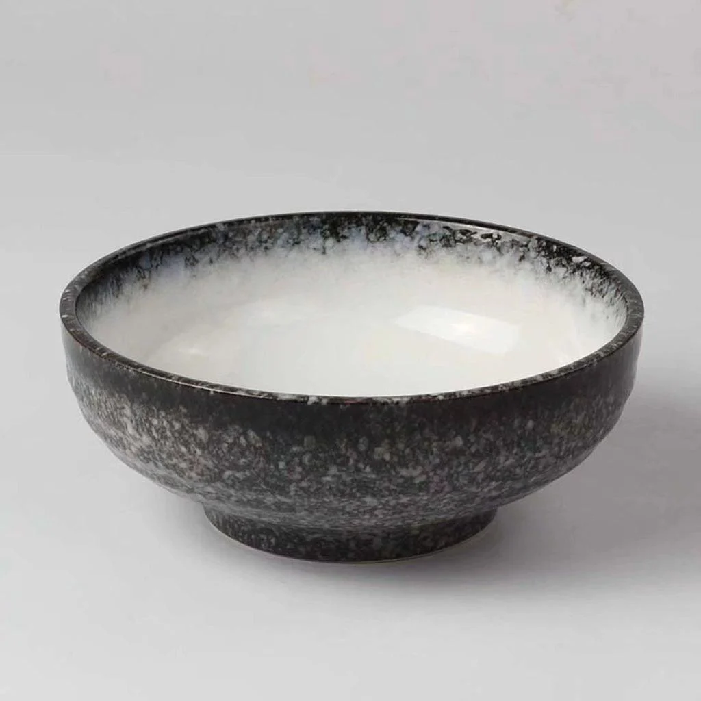 Beautiful Bowl- 8"Ceramic Bowl Round for Kitchen Restaurant Salad Noodle Soup (Color : #A(16.8cmx6.5cm/600g))