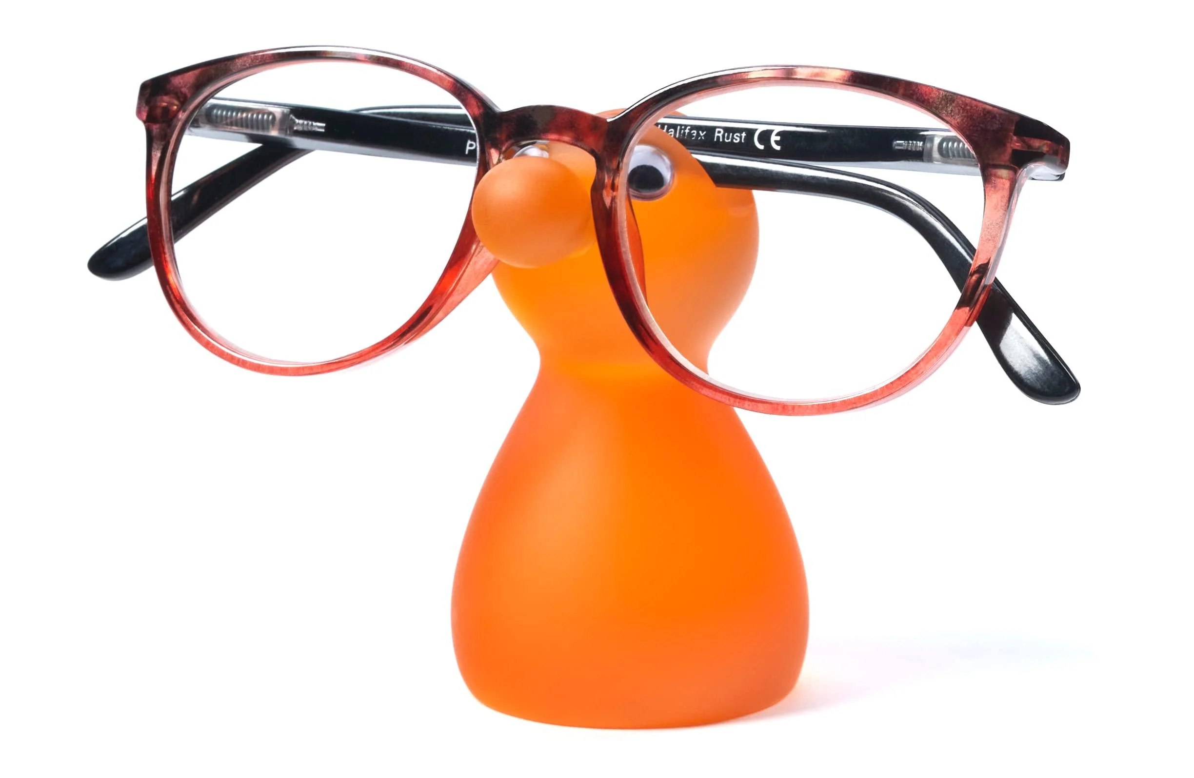 Remaldi Snozzle Glasses Stand Spec Holder Gift Present Boxed Orange Snozzle Spec Holder
