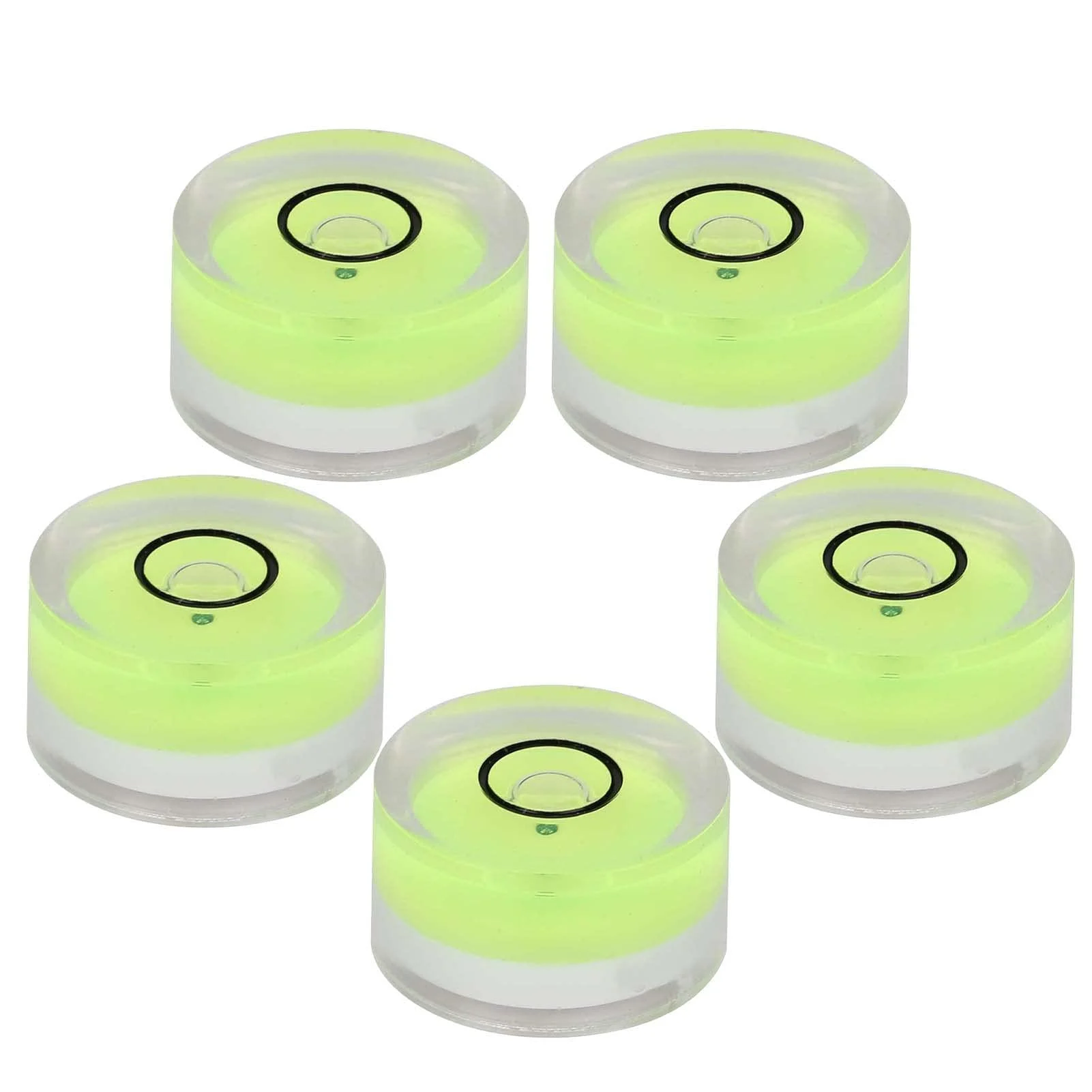 Universal Mini Bubble Portable Transparent ABS Bubble with 15 mm Diameter for Electronic Scales 5 Pieces - Yinhing