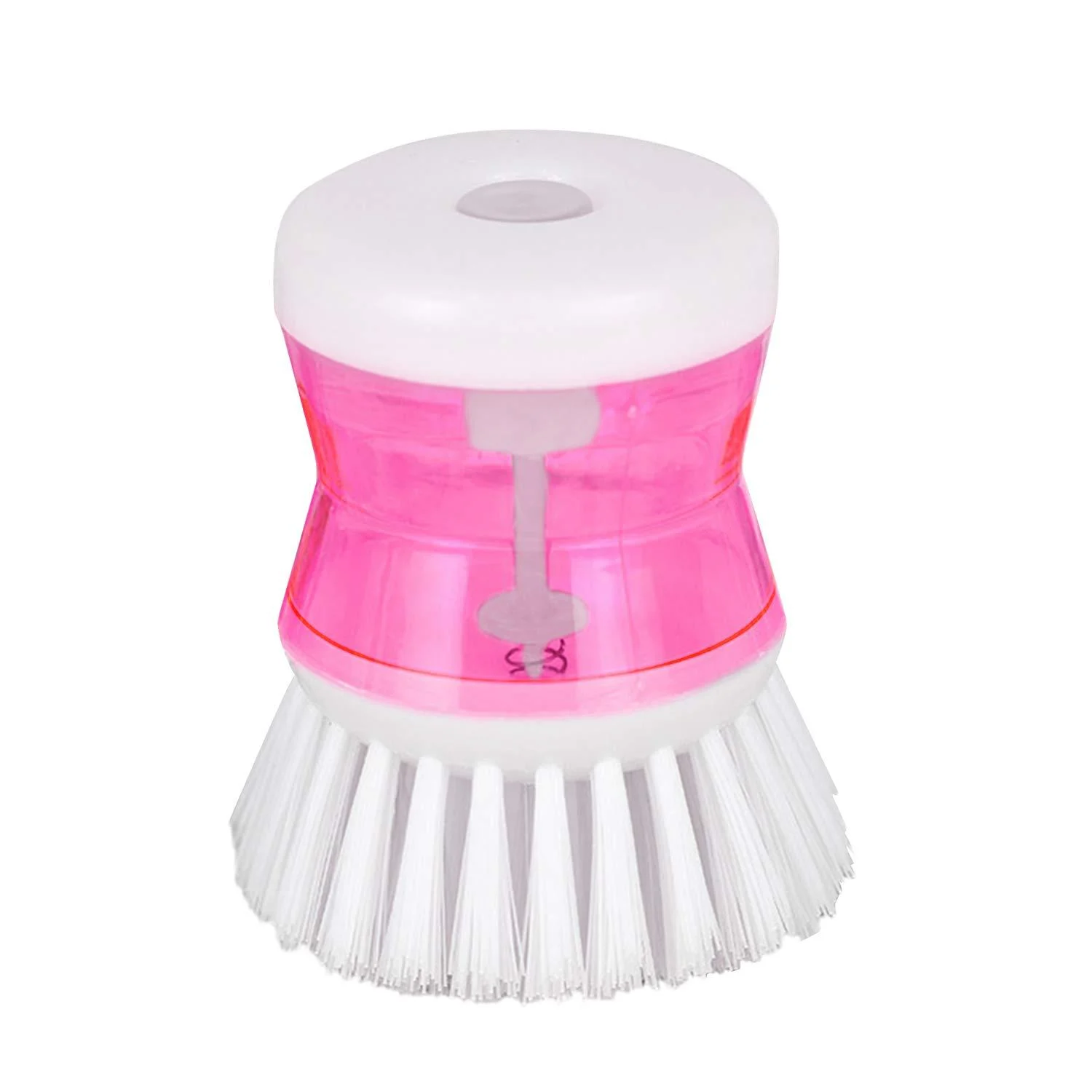 Palm Brush Dishwashing Brush Kitchen Brushes for Dish Pot Pan Sink Cleaning Automatic Liquid Brush - BALAZNY