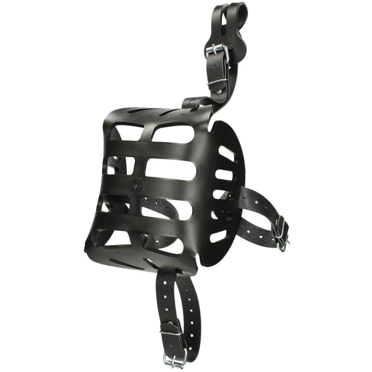 Shires Greenguard Muzzle - Black Full