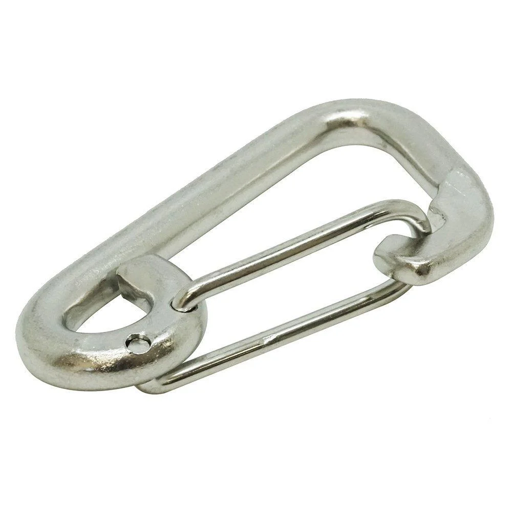 Scuba Choice Boat Marine Clip Stainless Steel Safety Spring Hook Carabiner 2"