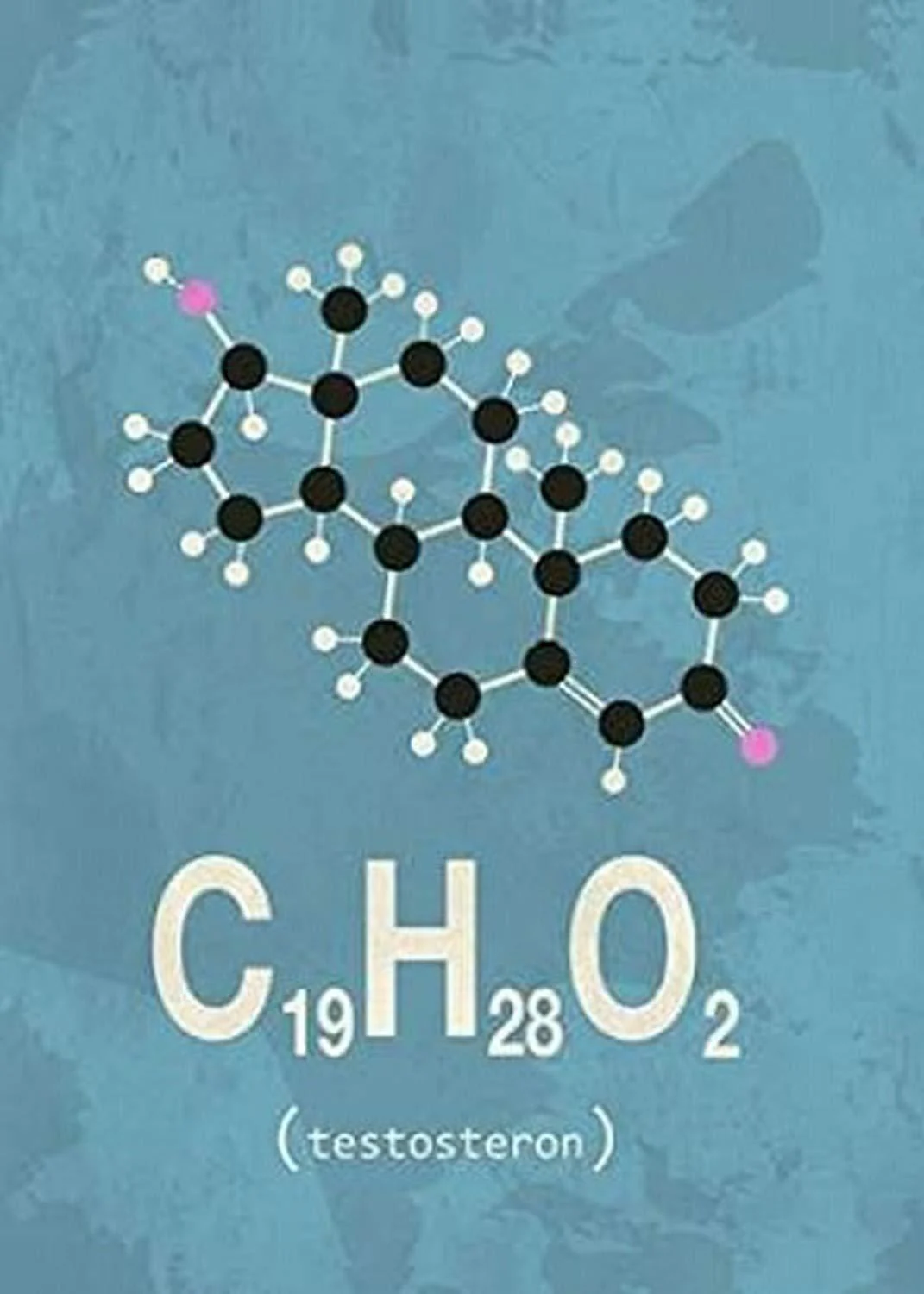 Posterazzi PDXIN3189316SMALL Molecule Testosterone Poster Print by TypeLike 10 x 14