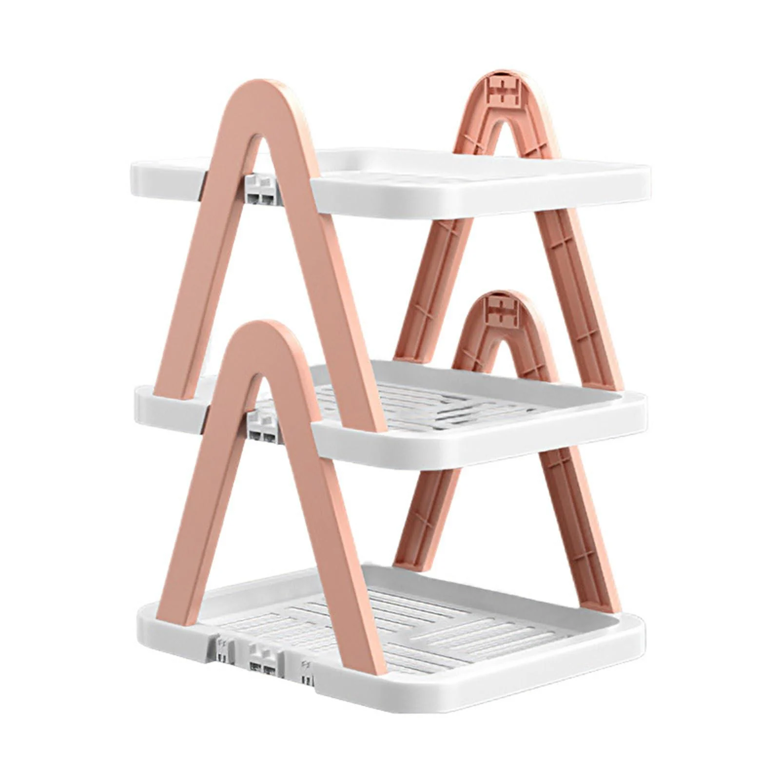 Efficient shoe storage solution with multiple unique shoe storage racks. Space saving home shoe shelf Multi-color
