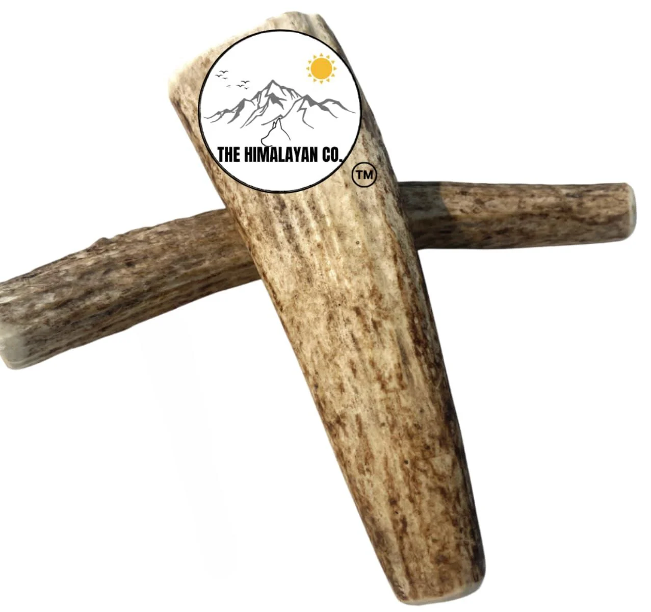 Elk Antler Dog Chews | ELK Antlers for Dogs | 100% Natural | for Aggressive Chewers | Naturally Shed Elk Antler | Keeps Dogs Busy | Small Medium Large (Split and Whole ELK Antlers) (2 Small Whole) - THE HIMALAYAN CO.