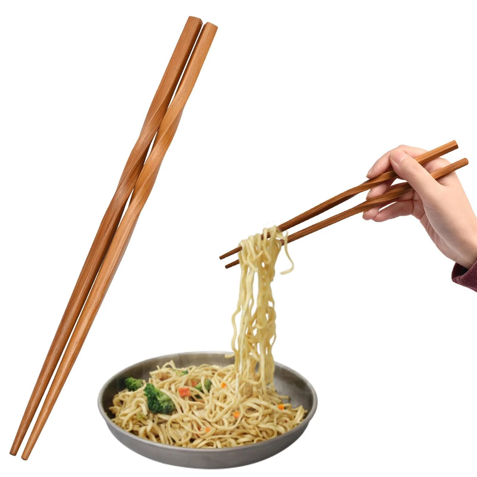 Kitchen Chop Sticks - Sushi Chopsticks Reusable and Portable Chinese Tableware Chinese Style Chopsticks Gift for Sushi Hotpot Rice Noodles Dining Room Welts