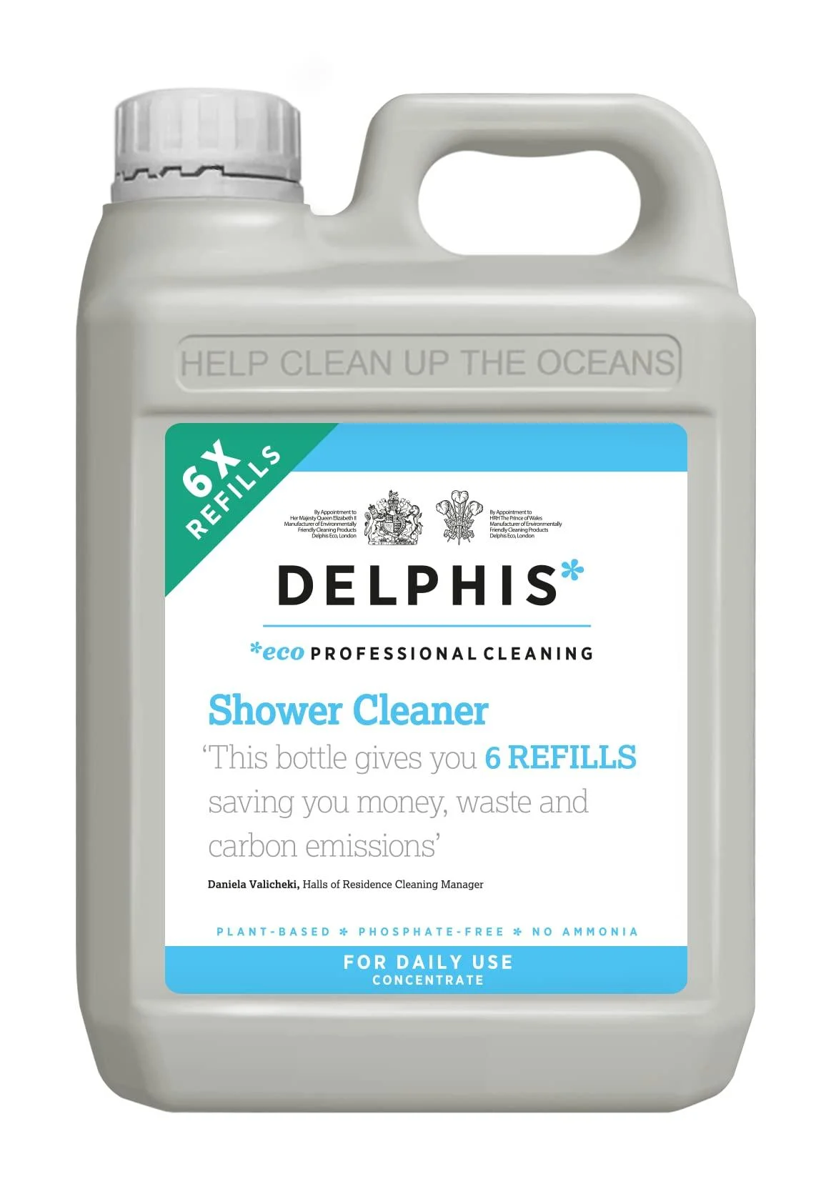 Delphis Eco Daily Shower Cleaner 2 l (Pack of 1) - DELPHISECO