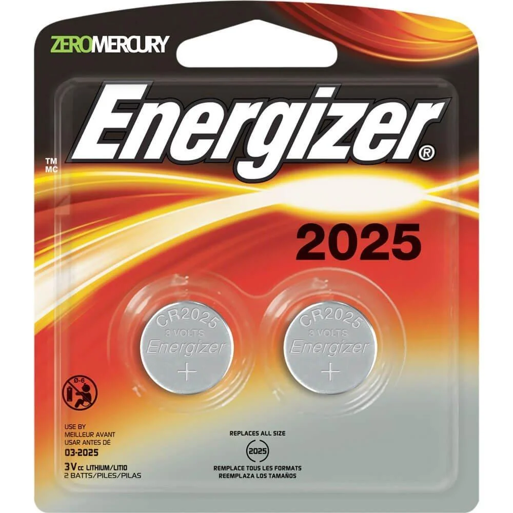 Business Source 2025BP2 Watch/Electronic/Specialty Battery 2025 3V 2/Pack - ebaney