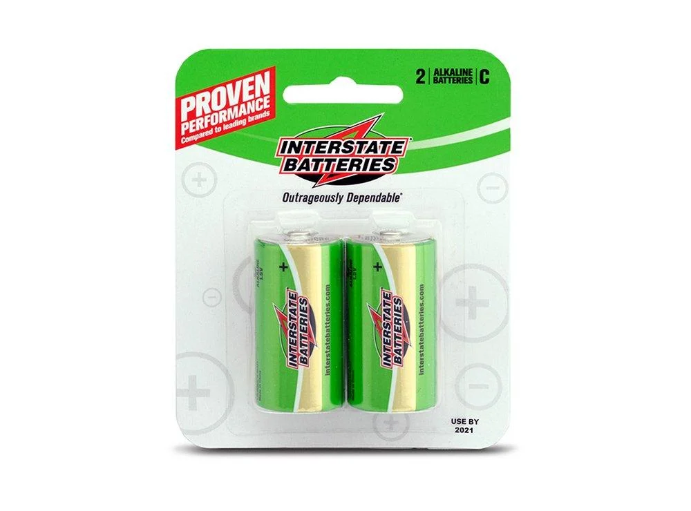 DRY0015 BATTERYALKALINE - C 2PK