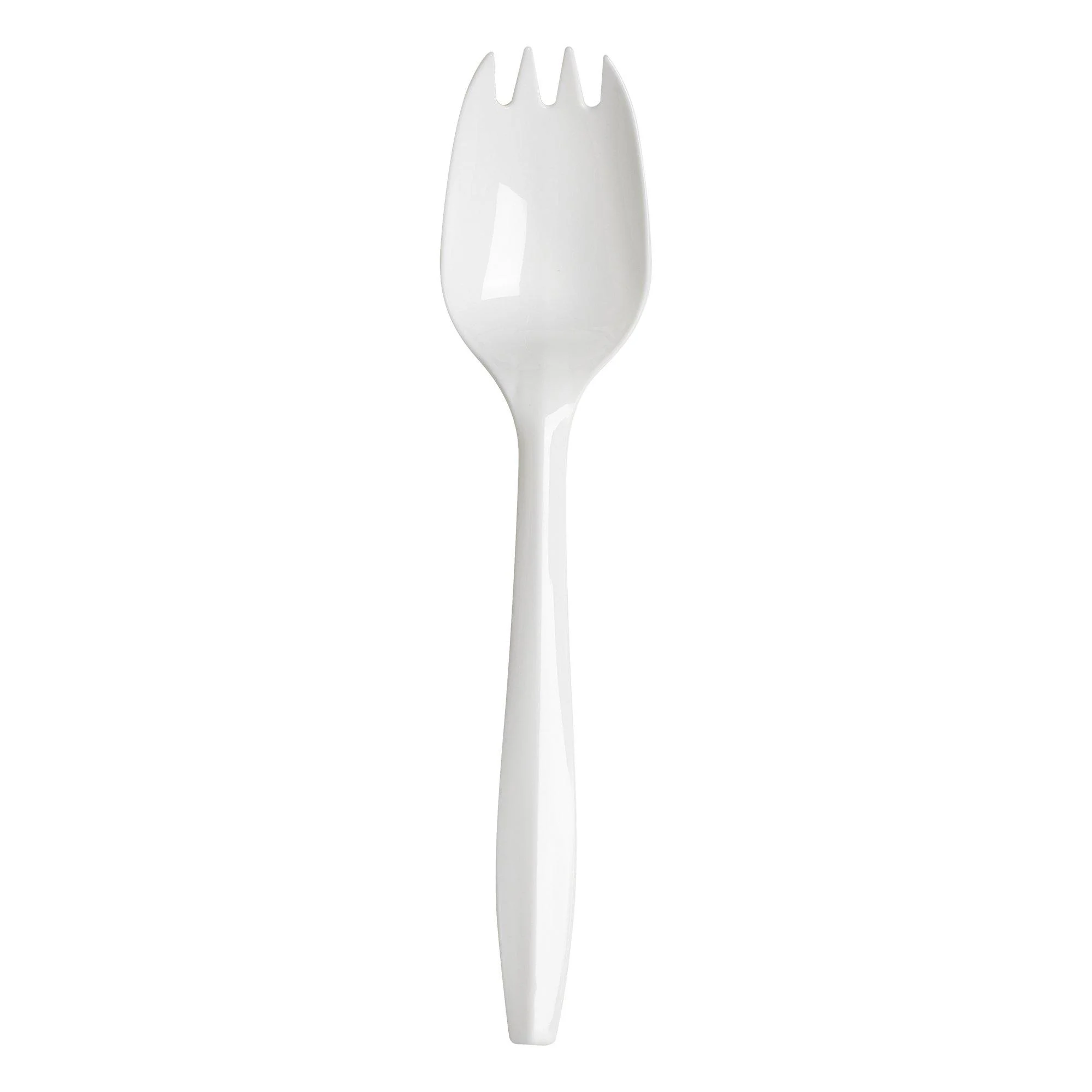 Georgia-Pacific Dixie 5.75" Medium-Weight Polypropylene Plastic Spork by PRO , White, CMP21C, (Case of 1,000) Unwrapped