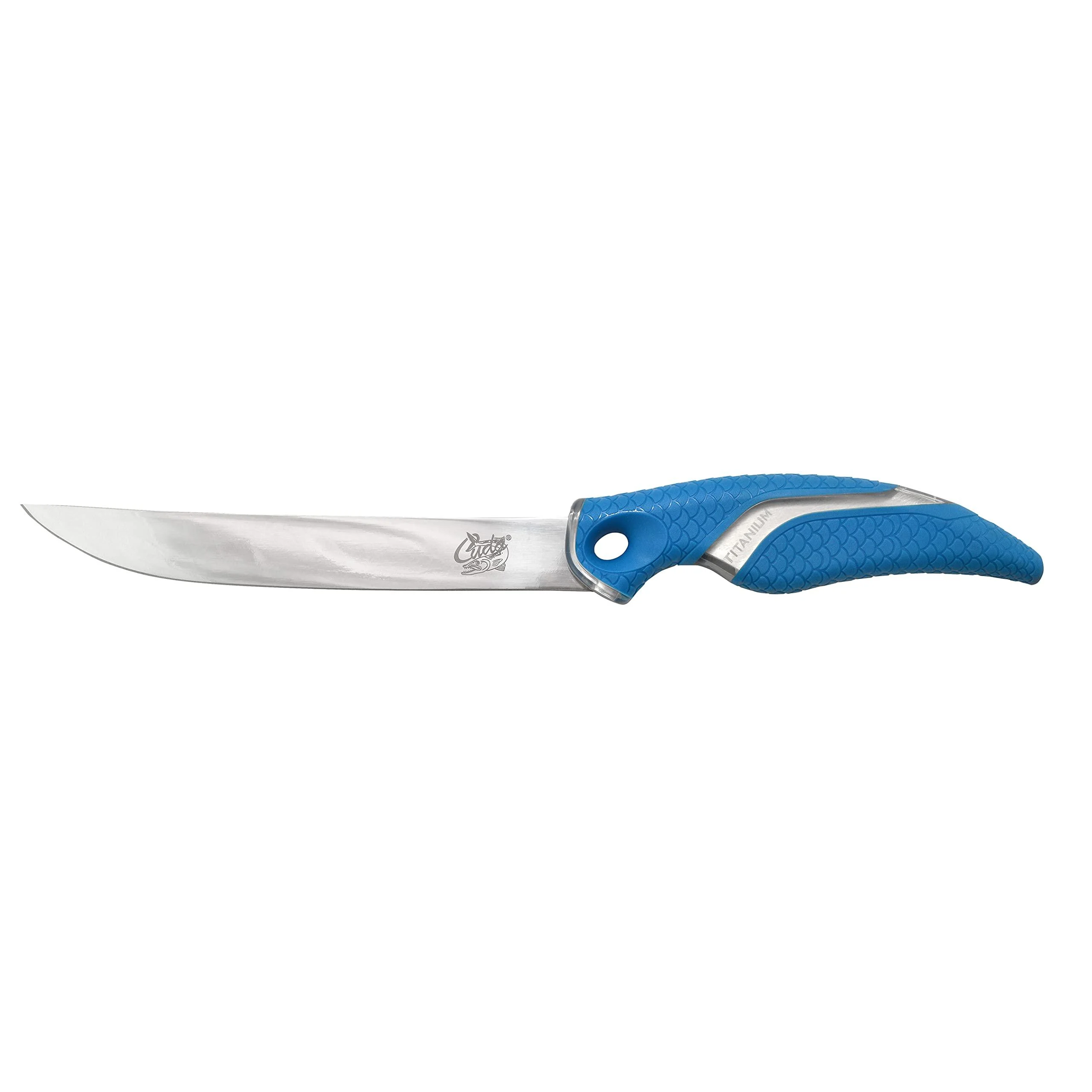 Cuda filleting knife semi-flexible wide blade 26 cm 18120 blue