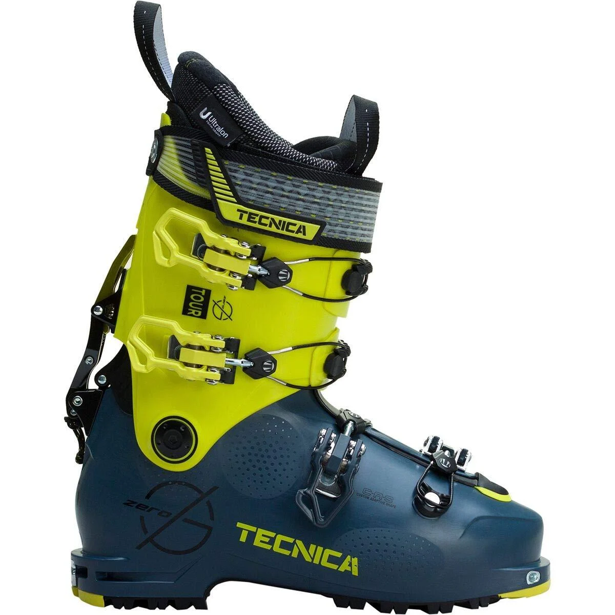 Tecnica Zero G Tour Alpine Touring Boot - 2021 Dark Avio/Yellow, 29.5