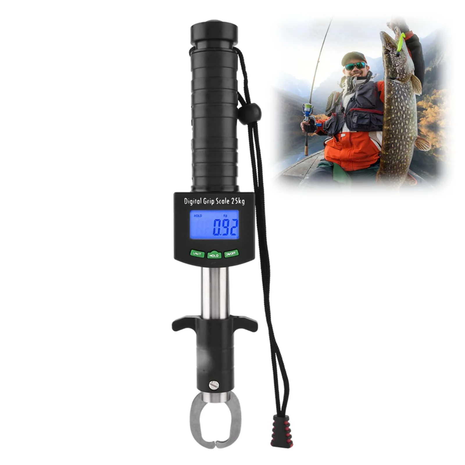 Fishing Tools Portable Fish Grip Lip Gripper Stainless Steel Hook Removal - Zerone